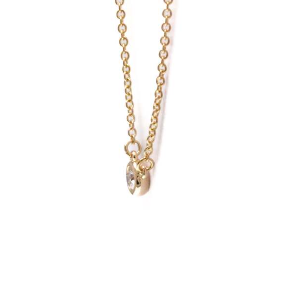 TIFFANY 18k Gold Diamond Necklace